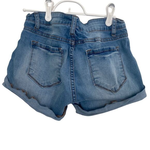 KanCan Cuff Rolled shorts Sz 27 - Picture 3 of 8